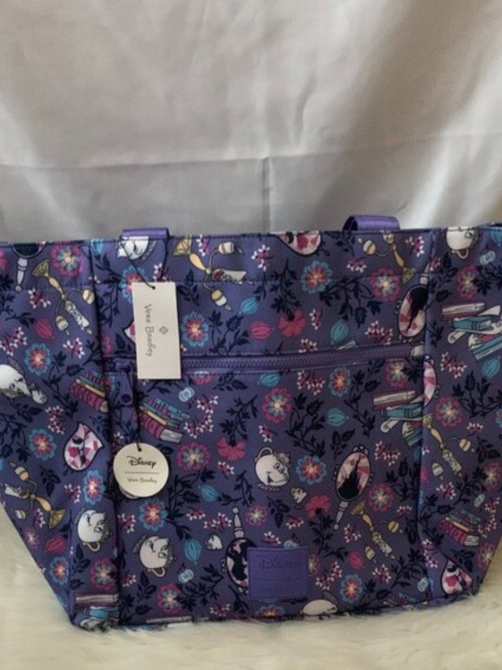 Vera Bradley X Disney Belle And Friends Large Tote